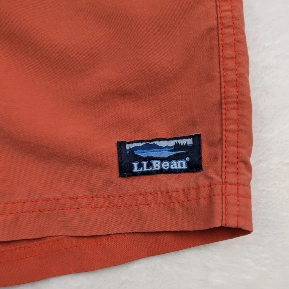 VTG‎ LL Bean Shorts Men L Orange 7.5